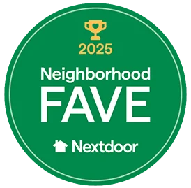 Nextdoor 2025 Neighborhood Fave badge