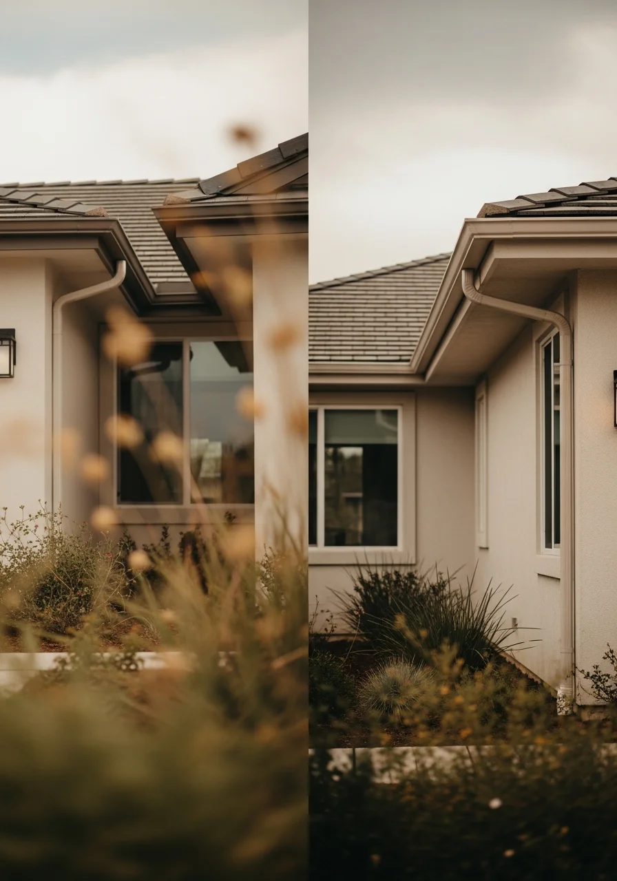 South Bay home exterior with contemporary design and well-maintained yard.
